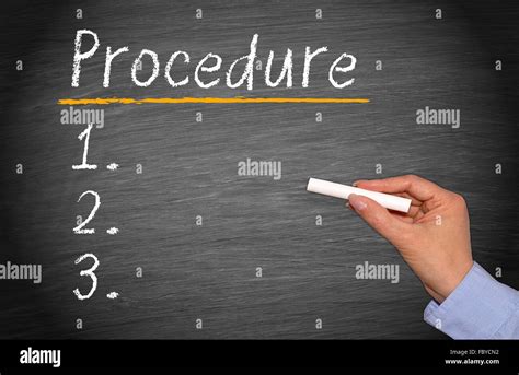 standard operating procedures  res stock photography  images alamy