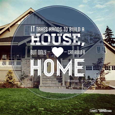 home quote  takes hands  build  house   hearts  build  home quotes