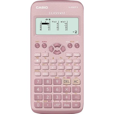 casio fx gtx scientific calculator pink walmartcom walmartcom