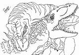 Indominus Tyrannosaurus Dinosaurs Tarbosaurus Getdrawings Releitura sketch template