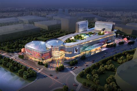 architectural city shopping mall cgtrader