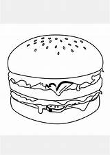 Kleurplaten Manzana Eten Drinken Leukekleurplaten Hamburguesa Kleurplaat Dibujosparaimprimir Makkelijk sketch template