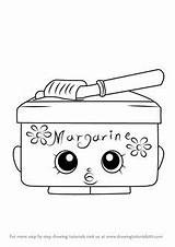 Shopkins Margarina Draw Nutella Tulamama sketch template