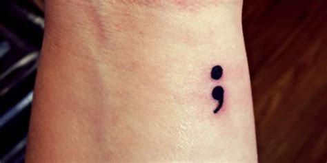 Here S The Beautiful Reason People Are Getting Tattoos Of Semicolons