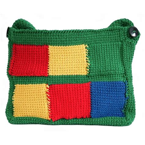 pandorael haekeltasche handtasche patchwork style