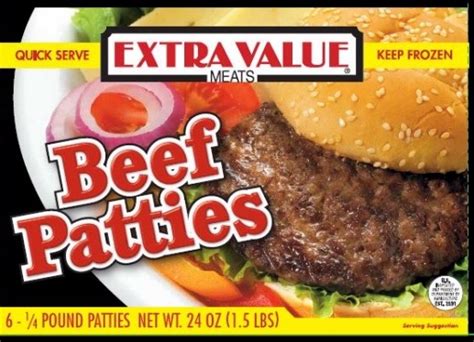 extra  meats beef patties recalled  undeclared msg