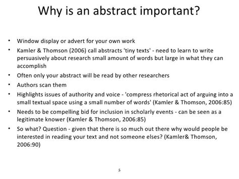 writing  abstract