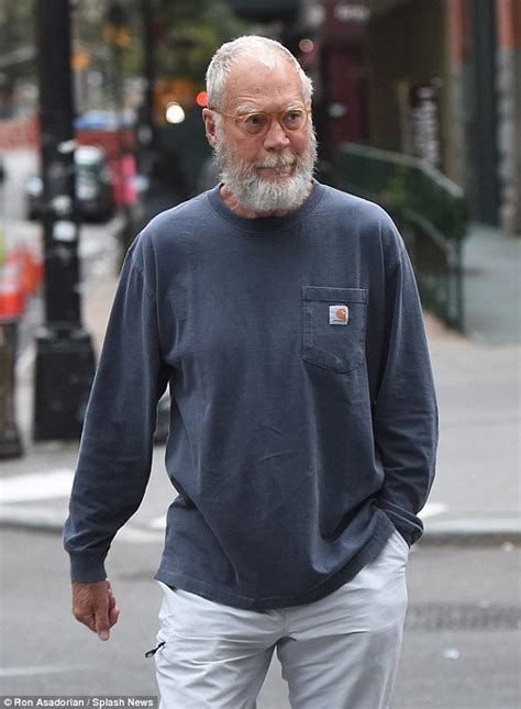 David Letterman Is Spotted In New York Sporting A Santa Beard Daily