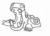 Pokemon Hippowdon Coloring Pages Pokémon Morningkids sketch template