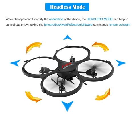 wifi fpv version ua drone  p hd camera dbpower headless mode quadcopter