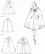 Drawing Cape Coat Drawings Paintingvalley sketch template