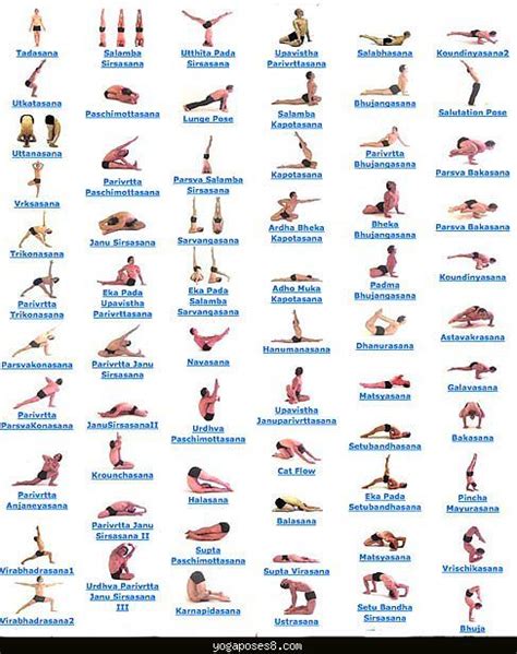 Cool Yoga Asanas Benefits With Pictures Yogaposes8 Pinterest