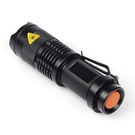 mini flashlight zoom  waterproof led light  modes zoomable led torch aa  battery