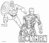 Ironman sketch template