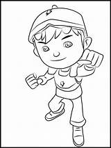 Boboiboy Draw Pages Colouring Drawing Step Coloring Drawingtutorials101 Kids Learn Book sketch template