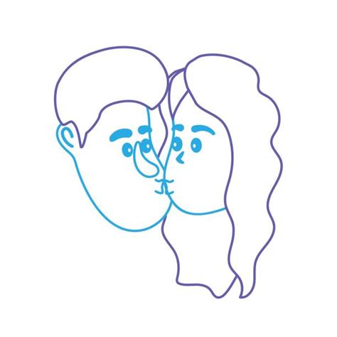 two lips kissing cartoons illustrations royalty free vector graphics