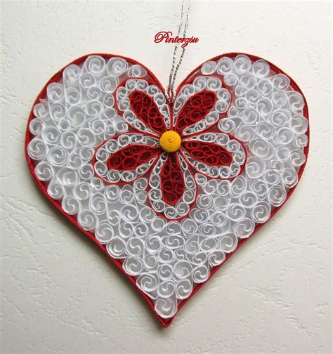 quilled heart  pinterzsu quilling patterns paper quilling patterns