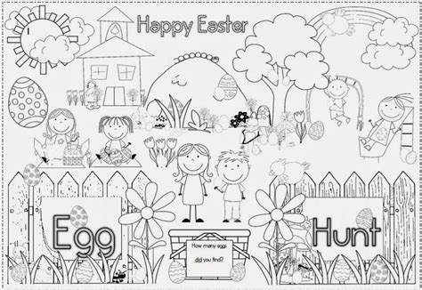coloring page  easter easter art easter coloring