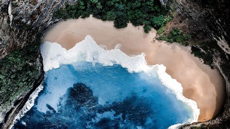 beach aerial view    wallpaper pc desktop