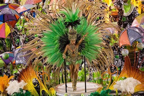 Brazilian Flag Colors Rio Carnival Samba Dance Costume Lux Ph