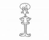 Squidward Coloring Pages Getdrawings Clarinet Printable Popular Description sketch template