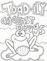Drug Awareness Classroom Doodles Toad Ily Prevention Classroomdoodles Violence sketch template