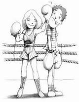 Coloring Boxing Pages Sport Picgifs Coloringpages1001 sketch template
