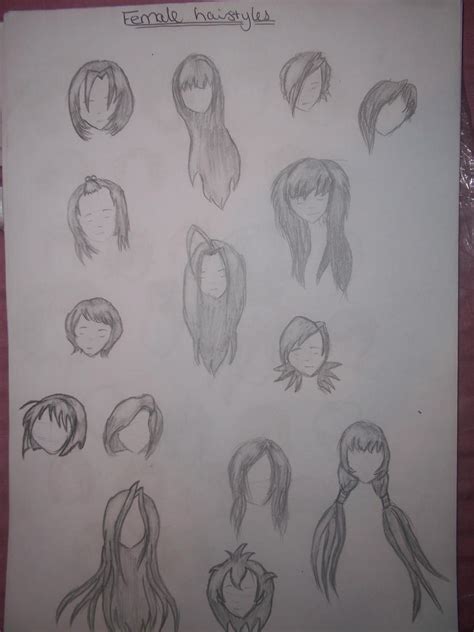 manga hairstyles female  woostersauce  deviantart