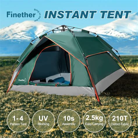 pop  tents  camping   person automatic setup    design double layer waterproof