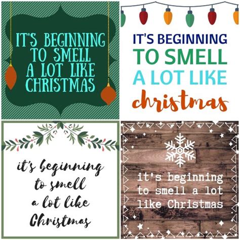 printable christmas gift tags  candles  clever sisters