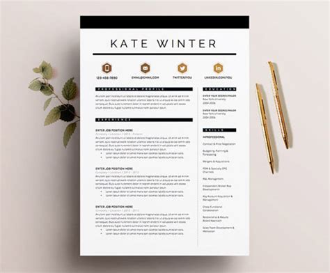8 Creative And Appropriate Resume Templates For The Non Graphic
