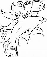 Dolphin Coloring Pages Printable sketch template