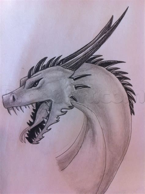 scary dragon drawing  paintingvalleycom explore collection
