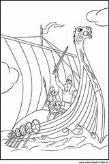 Wikingerschiff Malvorlage Ausmalbild Motive Wikinger Ausmalen sketch template