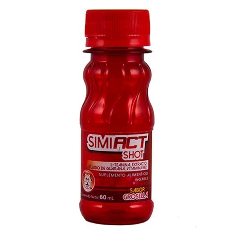 suplemento alimenticio simiact shot sabor grosella en farmacias