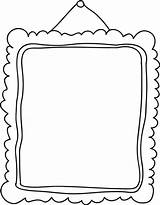 Frame Template Frames Clipart Doodle Clip Board Borders Printable Templates Choose sketch template