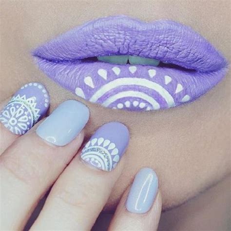 30 Matching Nails And Lipstick Makeups Art And Design
