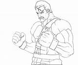 Coloring Pages Strong Man Haggar Strongman Printable Getcolorings Another sketch template