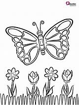 Butterflies Bubakids sketch template