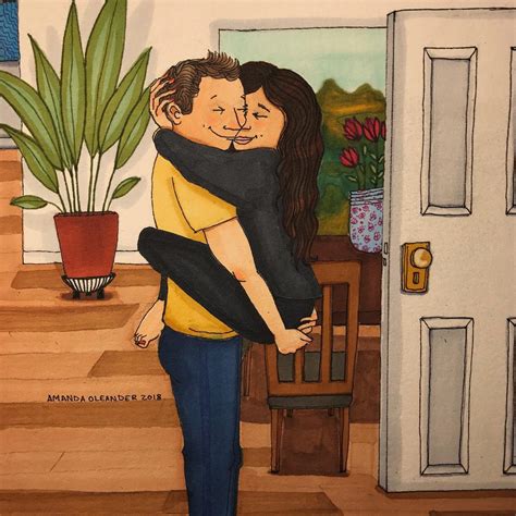 Artist Illustrates The Intimate Moments Between Couples That Happen In