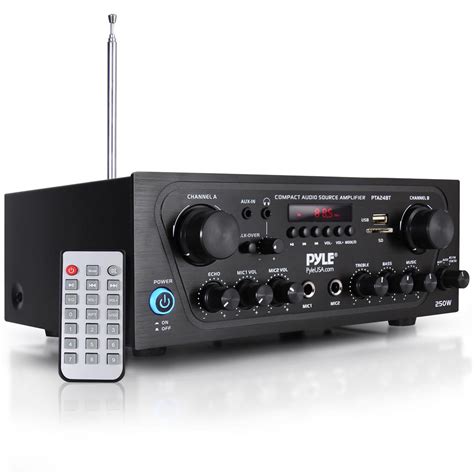 pyle ptabt home  office amplifiers receivers sound