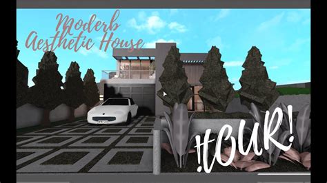 bloxburg aesthetic modern house  youtube