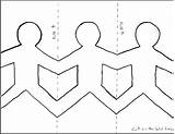 Paper Chain People Doll Dolls Template Hands Holding Cut Kids Chains Preschool Google Crafts Family Make Boy Open Culture God sketch template