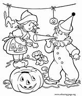 Coloring Halloween Party Pages Colouring Kids Birthday Printable Vintage Sheets Having Fun Popular Choose Board Adult sketch template