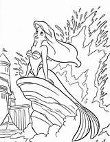 Coloring Para Colorear Dibujos Princess Disney Sirenas Kids Guardado Desde Dibujar sketch template