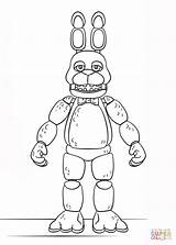 Bonnie Withered sketch template