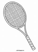 Tennis Racket Coloring Drawing Sketch Pages Coloringpage Eu Printable Sports Una Party Da Getcolorings Rackets Ball Badminton Bacheca Scegli sketch template