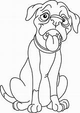 Boxer Coloring Pages Puppy Dog Boxers Print Panting Books Getcolorings Hound Outlined Vector Dogs Surfnetkids Getdrawings Stock Choose Board Next sketch template