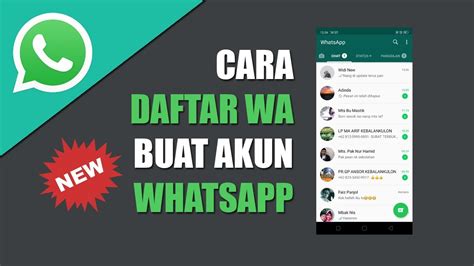 buat akun whatsapp