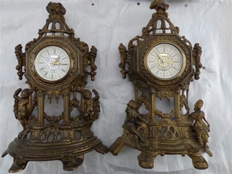 horloges de table metal eme moitie du eme siecle catawiki
